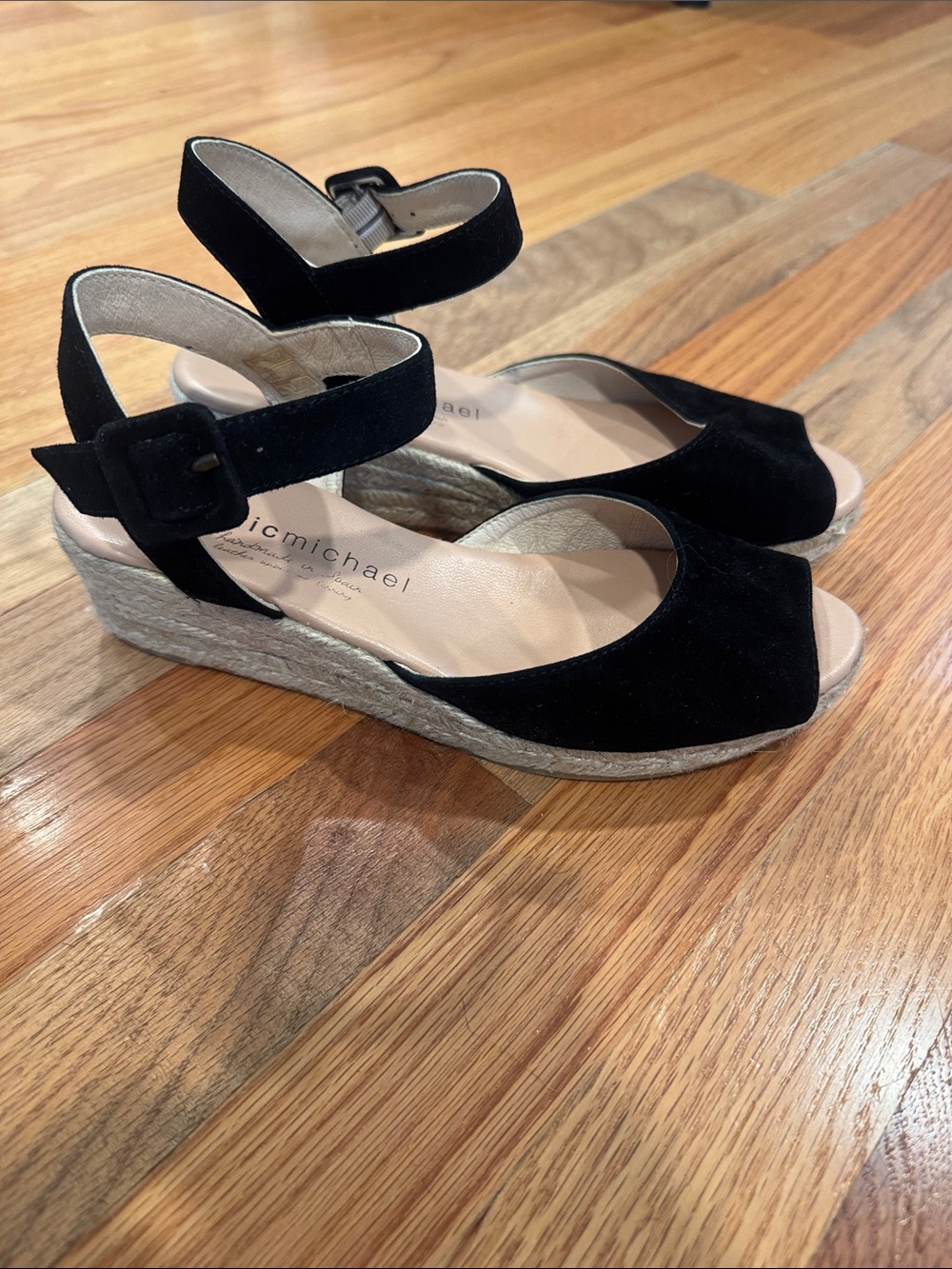 Eric Michael wedge espadrille sandals